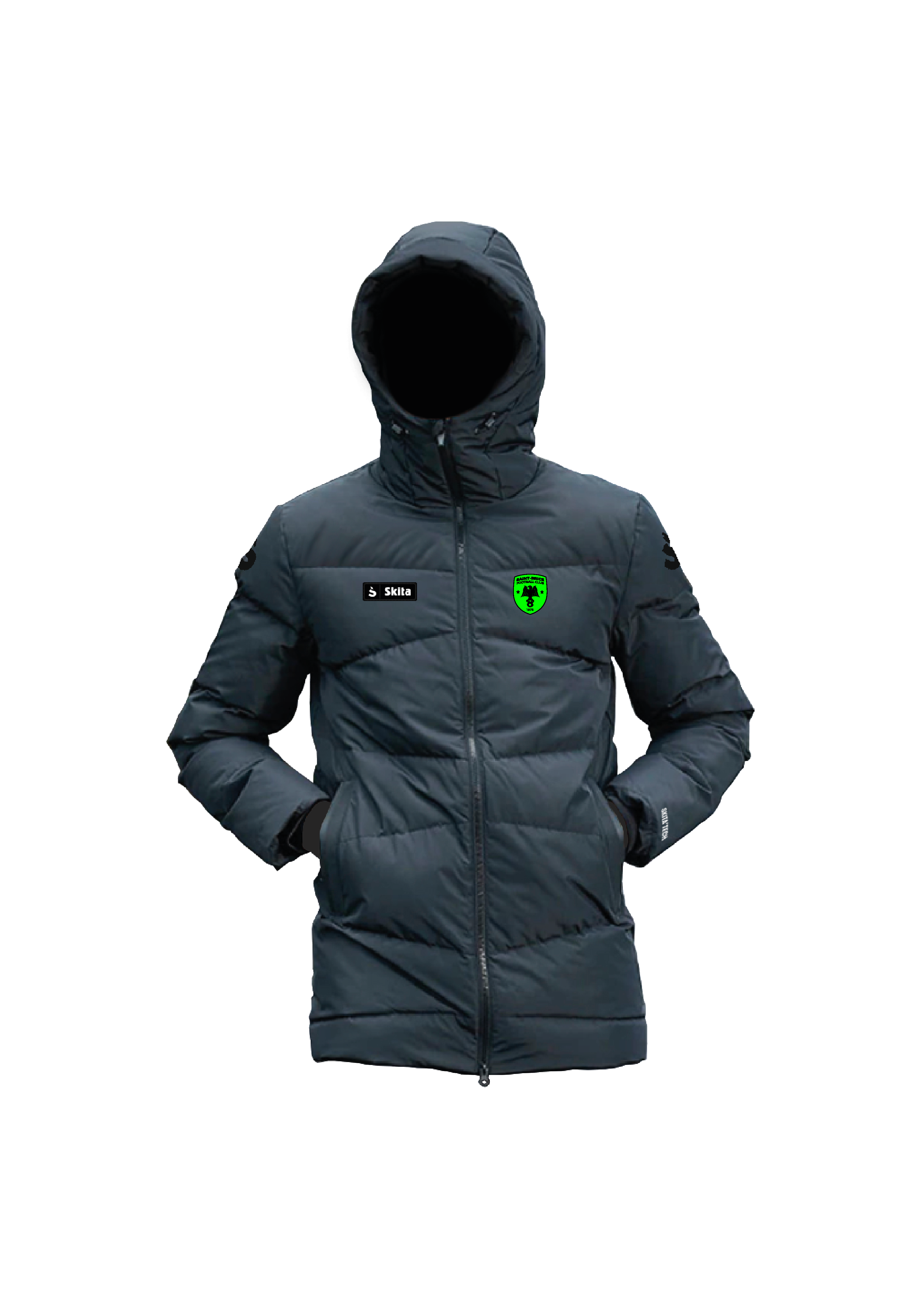 Doudoune SKITA'TECH noir ((SAINT BRICE FC))